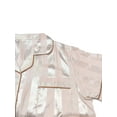 thumbnail image 4 of xiaxaixu Ensemble de Pyjama 2 Pcs pour Femmes, Chemise à Manches Courtes à Rayures Classiques + Shorts Ensemble de Nuit, 4 of 7