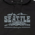 thumbnail image 3 of Instant Message - Seattle  - Men's Pullover Hooded Fleece Sweatshirt, 3 of 6