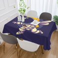 thumbnail image 5 of JSTELAstronaut Bee Cartoon Table Cloth Rectangle 54 x 72 Inch Tablecloth Anti Wrinkle Table Cover for Dining Kitchen Parties, 5 of 6