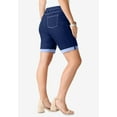 thumbnail image 3 of Roaman's Women's Plus Size Classic Stretch Cuffed Short, 3 of 4