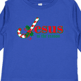 thumbnail image 4 of Inktastic Candy Cane Jesus Boys or Girls Long Sleeve Toddler T-Shirt, 4 of 5