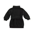 thumbnail image 4 of Robe Chandail pour Filles Bébé Hiver Automne Col Roulé Manches Longues Tricotée avec Ceinture Vert 3-4 Ans, 4 of 7