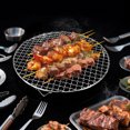 Four-Foot Barbecue Rack with Open Wirework, Holds Cooking Juices for ...