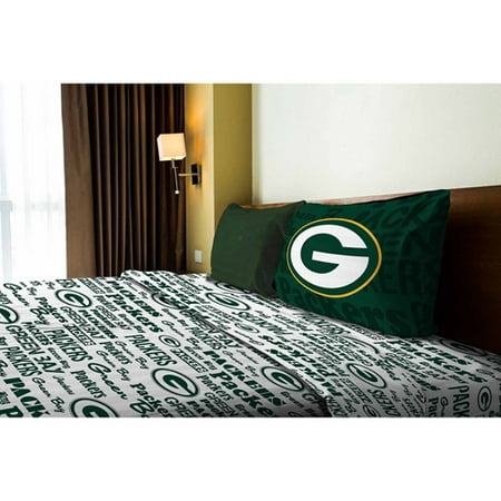 NFL Anthem Bedding Sheet Set, Packers