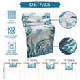 thumbnail image 6 of Turquoise Jellyfish Coastal Table Runner 90 Inches, Summer Beach Ocean Seaweed Bed Runner Dresser Scarves Tabletop for Indoor Outdoor Parties/Ceremony/Banquet, 13" x 90", 6 of 9