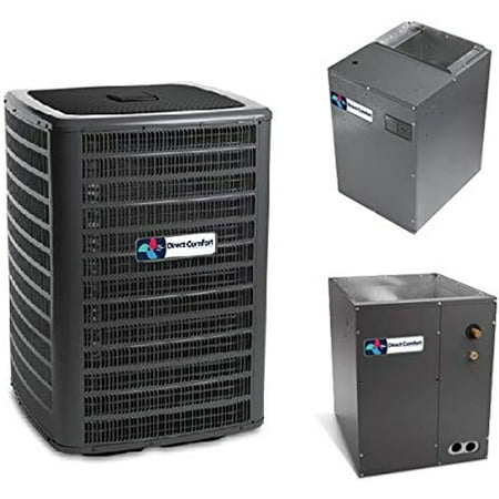 

Direct Comfort 4 Ton 15.5 SEER Heat Pump DC-DSZC160481 Coil DC-CAPF4961C6 Upflow Downflow Modular Blower DC-MBVC1600**-1