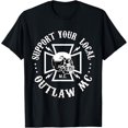 thumbnail image 1 of Support Your Local Outlaw MC - Camiseta de motociclista, 1 of 2