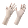 thumbnail image 1 of Sunscreen Gloves For Women Featuring Ice Silk Cooling Fabric And Silicone Grip To Prevent, 1 of 8