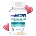thumbnail image 1 of Vitamina D3 K2 30 Cápsulas de 550mg | Combinación Óptima de Vitaminas con Cúrcuma | 100% Natural, Sin Gluten, Keto Friendly, Vegano | Multivitaminico Soporte Nutricional Avanzado | MULTIBLUE, 1 of 1