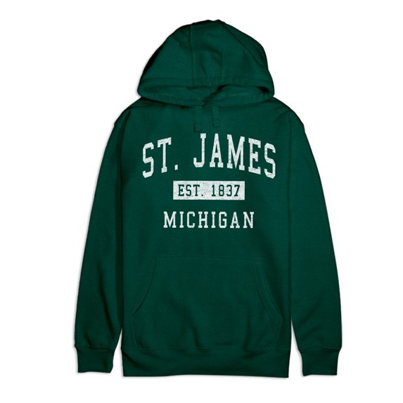 St. James Michigan Classic Established Premium Cotton Hoodie