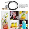 thumbnail image 5 of DIN477 1.5m Black Soda Hose with 3000psi pressure gauge Kit Accessories for SodaStream/Soda Club, 5 of 5