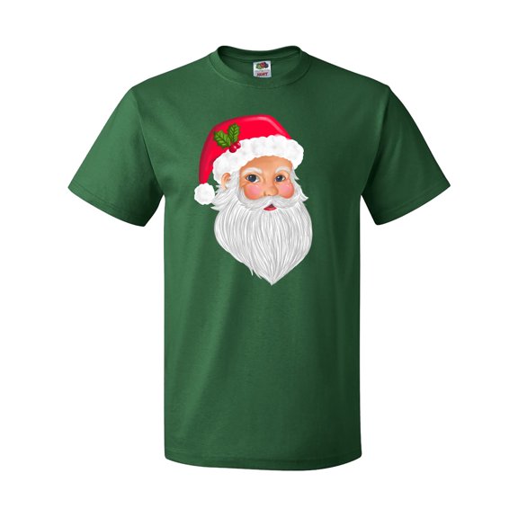 Inktastic Santa Claus Head Illustration T-Shirt