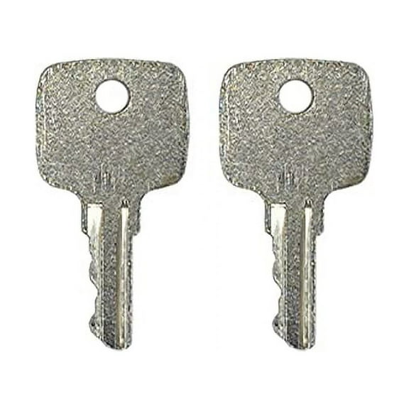 2 Pack Ignition Keys Replacement for John Deere Tractor Combine Loader AT195302, AT145929, AR51481 (2)