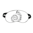 thumbnail image 1 of Musical Note Music Score Sleep Eye Shield Soft Night Blindfold Shade Cover, 1 of 4