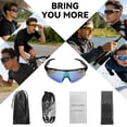 thumbnail image 2 of Osawalla Smart Cycling Glasses with Bluetooth Audio, 5-6H Playtime, Magnetic Charging | Choose Lens (Gray/Night Vision/Coated) for Riding, Skiing, Running | TR90 Frame, IPX5 Sweatproof, 2 of 9