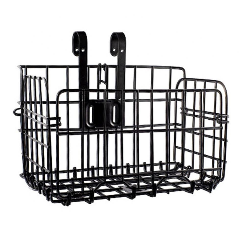 Rear Bike Rack, Alloy Fat Tire Bike Rack with Foldable Bike Basket