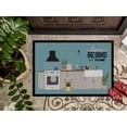 thumbnail image 3 of Cream French Bulldog Kitchen Scene Indoor or Outdoor Mat 18x27 CK7714MAT, 3 of 4