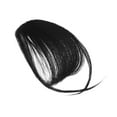 thumbnail image 2 of MORICA Clip in Bangs 100% Human Hair Air Bangs Real Hair Extensions Wispy Bangs Natural Black Thin Fringe Hair Pieces Natural Fringe with Temples One Piece Hairpieces for Women Girls, 2 of 6