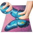 thumbnail image 4 of Dreamtimes Blue Butterfly Portrait Kitchen Mat 20"x39", Non Skid Kitchen Runner Rug Absorbent Resist Dirt Kitchen Floor Mat Comfort Standing Mat for Kitchen, Floor, Office, Sink, Laundry, 4 of 6