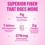 BelliWelli Daily Fiber Supplement with Probiotics, Electrolytes, and Collagen - Stickpack Variety 10 Count
