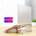 thumbnail image 3 of maskred Laptop Stand Portable Tablet Computer Stand Aluminum Alloy Laptop Stand Grey, 3 of 6