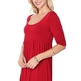 thumbnail image 2 of Women's Trendy Style Baby Doll Solid Dress, 2 of 5
