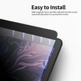 thumbnail image 3 of Magnetic Privacy Screen Protector for MacBook Air 13-inch (2015-2017) - 287x197mm, High Transmittance, UV Blocking, Anti-Glare Frosted Surface, Easy Installation, Eye Protection, Washable PET Film, 3 of 6