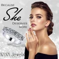 thumbnail image 6 of Nana Asscher Cut 1ctw Simulated Diamond Anniversary Ring, Pure Brilliance Zirconia & CZ Wedding Engagement Band-Silver-Size 10, 6 of 7