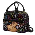 thumbnail image 3 of HUIACONG Reusable Lunch Bag for Hiking, Aluminum Film Adjustable Strap Thermal Tote, Capybara Math Print, Built to Last Durable Insulated Lunch Tote for Picnic, 3 of 10