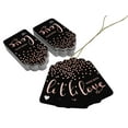 thumbnail image 3 of Inkdotpot Real Rose Gold Foil Made With Love Text Tags Favor Hang Paper Tags 100 Pack, 3 of 6