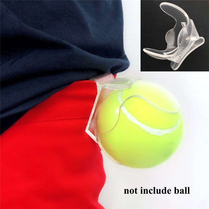 TOURNA TENNIS BALL POCKET CLIP HOLDER KEEP YOUR HANDS FREE RRP £12 CLEAR