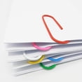 thumbnail image 4 of Paquete de 480 clips de plástico multicolor de 28 mm x 300 + 50 mm x 150 clips de papel de colores con caja de plástico, para papelería de oficina multicolor, 4 of 5