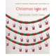 thumbnail image 4 of Christmas Banner Garland Merry Christmas Decoration For Home Navidad Noel 2023 Christmas Ornaments Xmas Decor 3M New Year 2024, 4 of 5