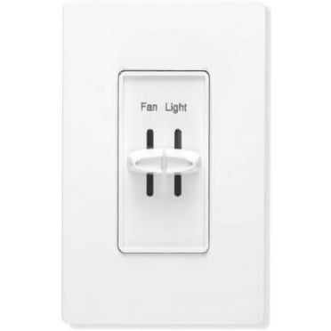 Lutron Skylark Incandescent White Single Pole Slide Dimmer Switch