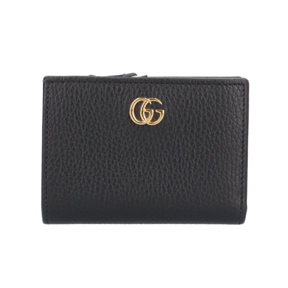 Pre-Owned Gucci Japan Limited Double G Bi-fold Wallet, Leather 772738, Women's GUCCI