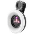 thumbnail image 1 of Mobile Phone Fill Light 15x Macro Lens Mini 53 Video Recording Mini Selfie LED for Android Photography, 1 of 8