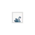 thumbnail image 3 of Marmont Hill Blue Swan Framed Painting Print, 3 of 4