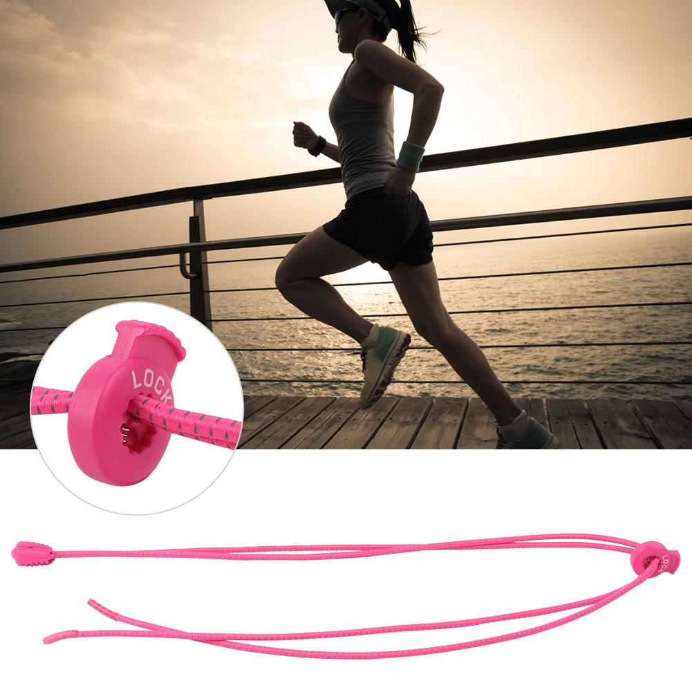 NEW Time to Run Reflective Running Triathlon Unisex Elastic Lock Laces