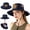 Dark Blue, variant on 250 Anniversary USA Hat for Women, Off-White Embroidered America 250 Bucket Hat, 1776-2026 Packable Summer Sun Patriotic Cap