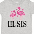 thumbnail image 4 of Inktastic Little Sister Girls Lil Sis Flamingo Girls Toddler T-Shirt, 4 of 5
