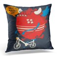 thumbnail image 1 of BOSDECO Creative Cool Monster Design Character Pillowcase Pillow Cover Cushion Case 16x16 inch, 1 of 1