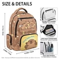 thumbnail image 4 of Jeiento Study Duck Camo Elementary Backpack Girls 6-8 School Large Capacity Bookbags Casual Rucksack with Multi Compartments 17 Inch School Backpacks, 4 of 7