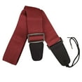thumbnail image 3 of Henry Heller Guitar Strap Burgundy Nylon 2 Inch Wide HPOLM Electric Acoustic, 3 of 9