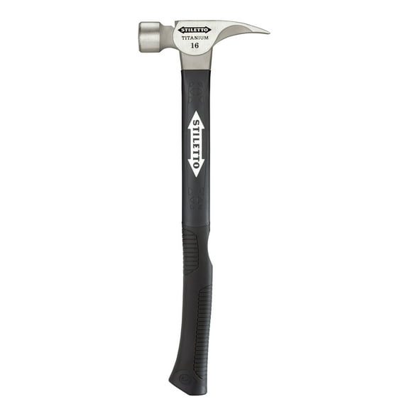 Stiletto TI16MC-F 16 oz Titanium Milled Face Hammer 18" Hybrid Fiberglass Handle