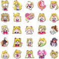 thumbnail image 3 of Cartoons Anime Sailo-r Moon Stickers Pack (50pcs) Pauplian Japanese Anime Stickers Vinyl Decals for Hydro Flask Water Bottle Laptop Computer Skateboar, 3 of 4