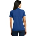 thumbnail image 3 of Sport-Tek Women's Flat Knit Collar Wicking Polo Shirt_Royal_Medium, 3 of 4