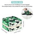 thumbnail image 5 of Panda Portable Square Jewelry Box for Rings Earrings Necklaces Bracelets Girls Women Travel Organizer Decorative Display, 5 of 6