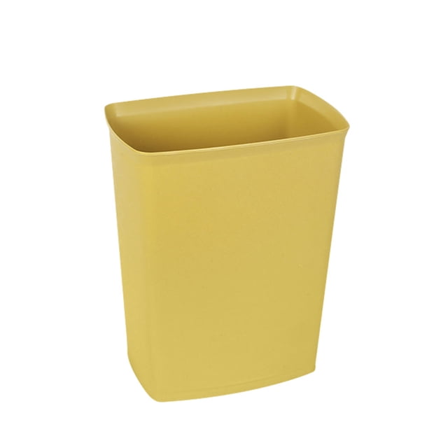 Monstrate Contenedor de basura de plástico ecológico duradero y fácil de guardar para gestión de basura y residuos Suministros de limpieza para el hogar amarillo【7L 】