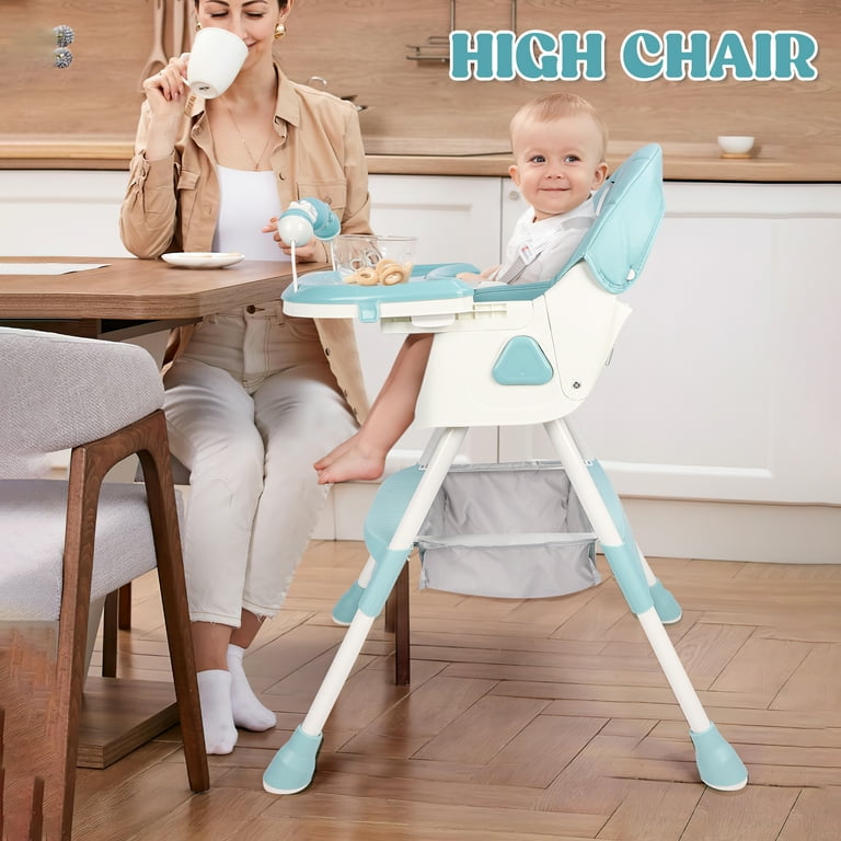 Baby Doll Accessories Bouncer High Chair Combo Wooden High Chair