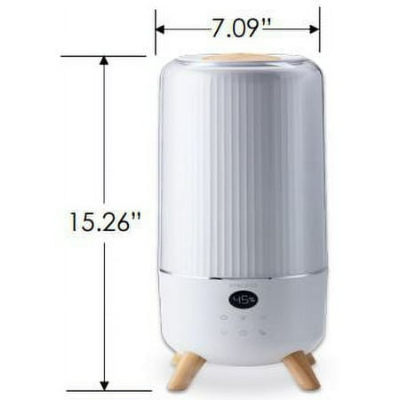 Homedics - Top Fill Cool Mist Ultrasonic Humidifier - Medium